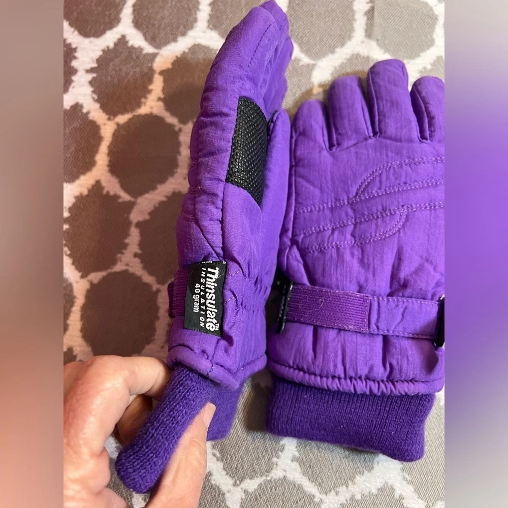 3M Thinsulate NWOT Purple Women's Gloves Outdoor activewear colorful sz 7-14